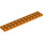 LEGO Orange Plate 2 x 12 (2445)