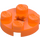 LEGO Orange Plate 2 x 2 Round with Axle Hole (with &#039;+&#039; Axle Hole) (4032)