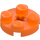 LEGO Orange Plate 2 x 2 Round with Axle Hole (with &#039;+&#039; Axle Hole) (4032)