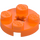 LEGO Orange Plate 2 x 2 Round with Axle Hole (with &#039;+&#039; Axle Hole) (4032)