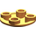 LEGO Orange Plate 2 x 2 Round with Rounded Bottom (2654 / 28558)