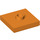 LEGO Oranje Plaat 2 x 2 met groef en 1 Midden Stud (23893 / 87580)