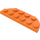 LEGO Oranje Plaat 2 x 6 met Afgeronde hoeken (18980)