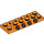 LEGO Orange assiette 2 x 6 x 0.7 avec 4 Goujons sur Côté (72132 / 87609)