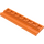 LEGO Oranje Plaat 2 x 8 met Deur Rail (30586)
