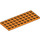 LEGO Naranja Placa 4 x 10 (3030)