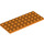 LEGO Orange Plate 4 x 10 (3030)