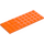 LEGO Orange Plate 4 x 10 (3030)