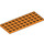 LEGO Orange Platte 4 x 10 (3030)