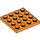 LEGO Orange Plate 4 x 4 (3031)