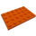 LEGO Orange Plate 4 x 6 (3032)