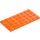 LEGO Oransje Plate 4 x 8 (3035)