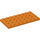 LEGO Orange assiette 4 x 8 (3035)