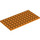 LEGO Naranja Placa 6 x 12 (3028)