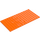 LEGO Orange Plate 8 x 16 (92438)