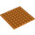 LEGO Oransje Plate 8 x 8 med Adhesive (80319)