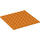 LEGO Orange Platte 8 x 8 mit Adhesive (80319)