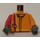 LEGO Orange Racer Driver, Scorcher Torse (973)