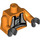 LEGO Oranje Rebel Pilot Torso (973 / 76382)