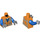 LEGO Orange Robo Emmet Minifig Torso (973 / 76382)