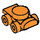 LEGO Orange Patin à roulettes (11253 / 18747)