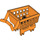 LEGO Orange Shopping Cart (49649)