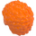 LEGO Orange Kurz Coiled Haar (3413 / 36060)