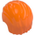 LEGO Orange Kurz gekämmt Haar (92081)