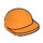 LEGO Orange Short Curved Bill Cap with Short Curved Bill (86035)