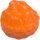 LEGO Orange Kurz Wellig Haar mit Seitenscheitel (11256 / 34283)