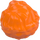 LEGO Orange Kurz Wellig Haar mit Seitenscheitel (11256 / 34283)