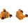 LEGO Orange Shuri Minifig Torso (973 / 76382)