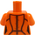 LEGO Orange Shuri Minifig Torse (973 / 76382)