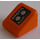 LEGO Orange Slope 1 x 1 (31°) with 2 Headlights Right Sticker (50746)