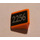 LEGO Orange Slope 1 x 1 (31°) with Silver 2256 on Black Background Right Sticker (50746)