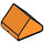 LEGO Oranje Helling 1 x 1 (45°) Dubbele (35464)