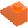 LEGO Orange Backe 1 x 2 (45°) (3040 / 6270)