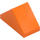 LEGO Oranje Helling 1 x 2 (45°) Dubbele met noppenhouder aan de binnenzijde (3044)