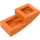 LEGO Orange Slope 1 x 2 Curved (11477)