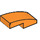 LEGO Orange Pente 1 x 2 Incurvé (3593 / 11477)