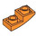 LEGO Orange Pente 1 x 2 Incurvé Inversé (24201)