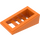 LEGO Orange Slope 1 x 2 x 0.7 (18°) with Grille (61409)