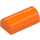 LEGO Oranje Helling 1 x 2 x 0.7 Gebogen (3563)