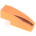 LEGO Orange Steigung 1 x 3 Gebogen mit Schwarz Dekoration Stripe auf Orang Links Aufkleber (50950)