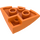 LEGO oranžová Sklon 1 x 3 x 3 Zakřivený Kolo Čtvrtletí  (76797)