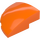 LEGO Orange Slope 1 x 3 x 3 Curved Round Quarter  (76797)