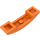 LEGO Oranje Helling 1 x 4 Gebogen Dubbele (93273)