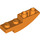 LEGO Orange Backe 1 x 4 Böjd Omvänd (13547)