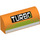 LEGO Orange Slope 1 x 4 Curved with &#039;TURBO&#039; (6191 / 80740)