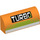 LEGO Orange Pente 1 x 4 Incurvé avec &#039;TURBO&#039; (6191 / 80740)